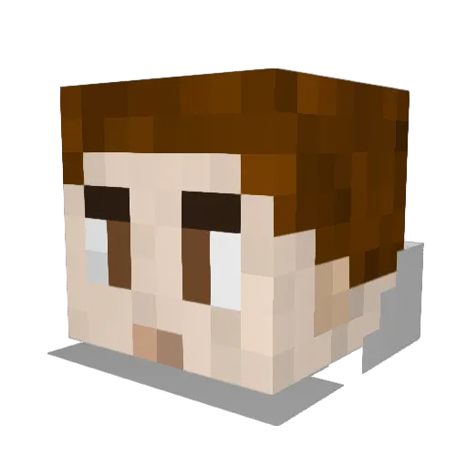 ReapperDE Minecraft avatar head, 3D render