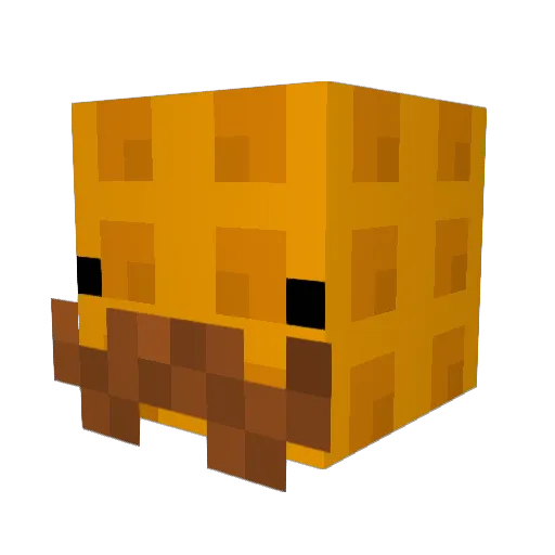 Reaprex Minecraft avatar head, 3D render