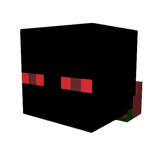 Reapsec Minecraft avatar head, 3D render