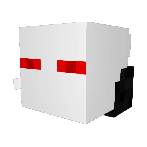 Reapy2002 Minecraft avatar head, 3D render