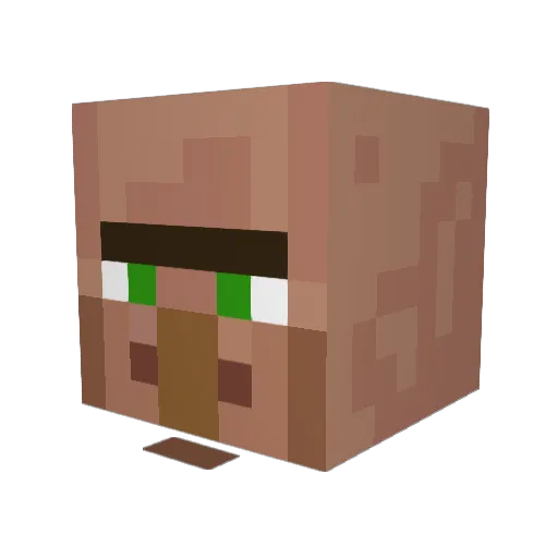 Reapy2012 Minecraft avatar head, 3D render