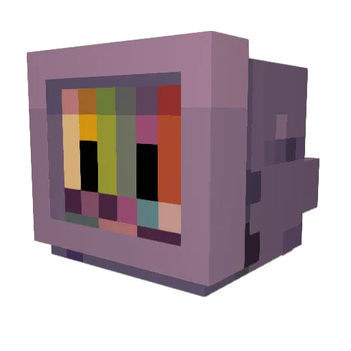 Reaulo Minecraft avatar head, 3D render