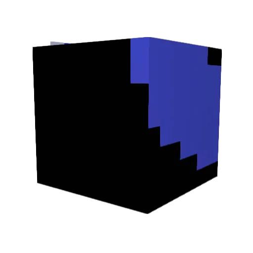 ReauxP Minecraft avatar head, 3D render