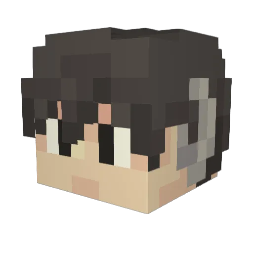 ReaverSicarius Minecraft avatar head, 3D render