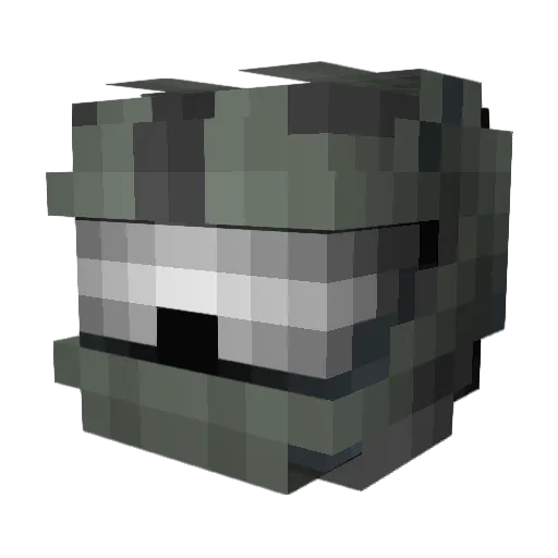 Reaver_Zaros Minecraft avatar head, 3D render