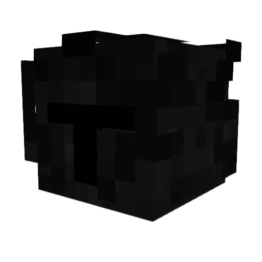 Reavore Minecraft avatar head, 3D render