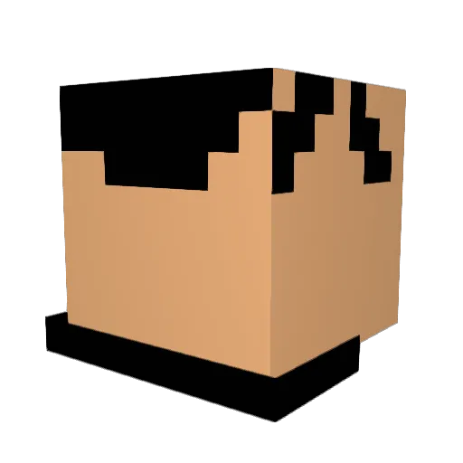 ReazonPVP Minecraft avatar head, 3D render