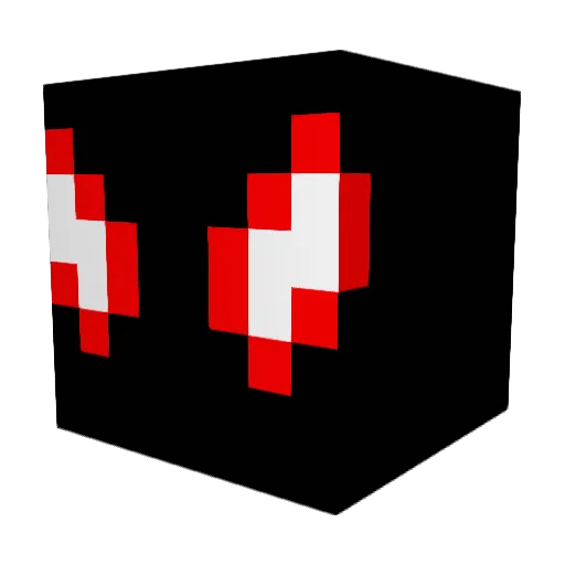 Reazrael Minecraft avatar head, 3D render
