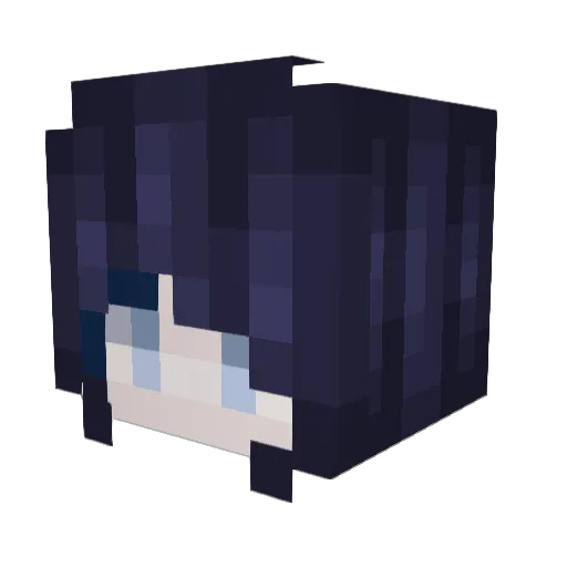 Reb0otLIVE Minecraft avatar head, 3D render