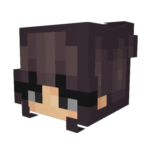Rebeca12 Minecraft avatar head, 3D render