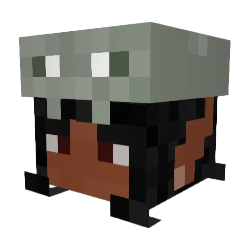 RebeccaA11 Minecraft avatar head, 3D render