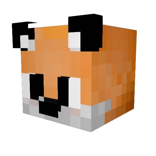 RebeccaStringy Minecraft avatar head, 3D render