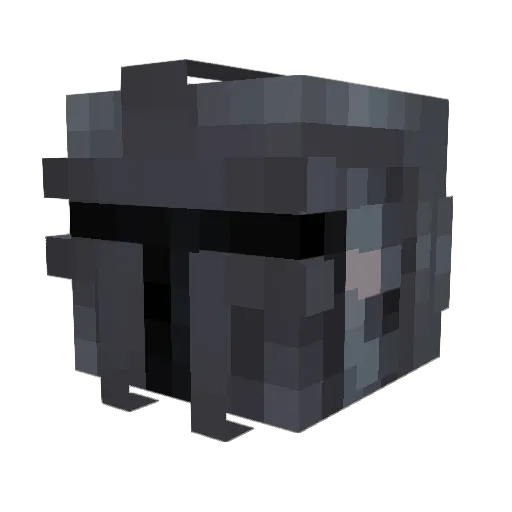 RebelBanana Minecraft avatar head, 3D render