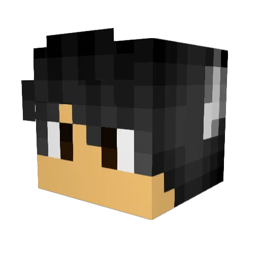 RebelCommander7 Minecraft avatar head, 3D render