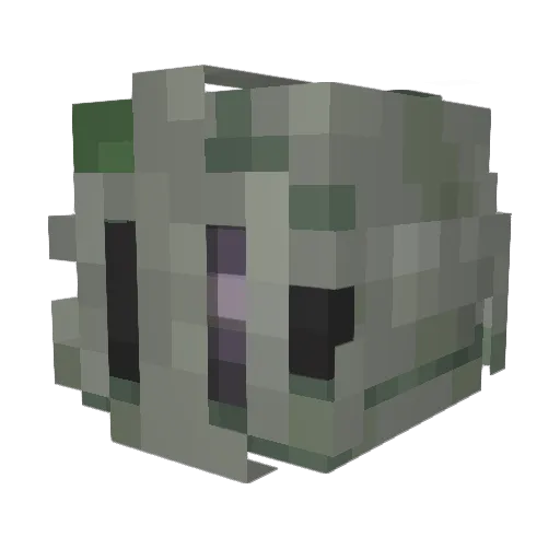 RebelSquid3 Minecraft avatar head, 3D render