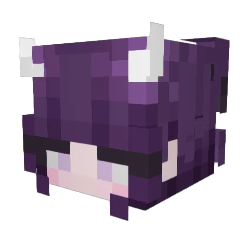 RebelZG Minecraft avatar head, 3D render