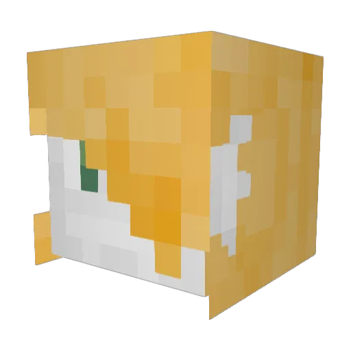 Rebel_Noise Minecraft avatar head, 3D render