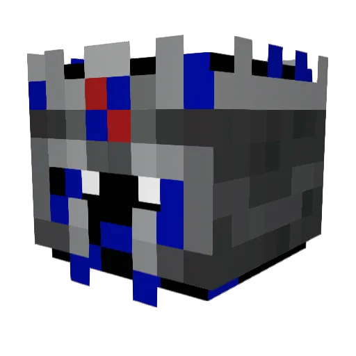 Rebel_Pleb Minecraft avatar head, 3D render