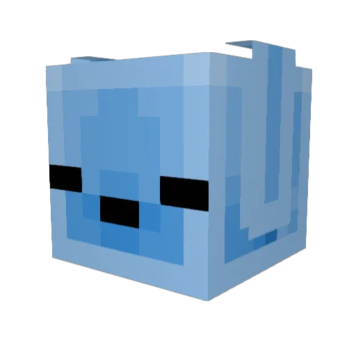 Rebel_Witch Minecraft avatar head, 3D render