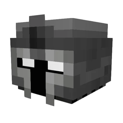 Rebirth23 Minecraft avatar head, 3D render
