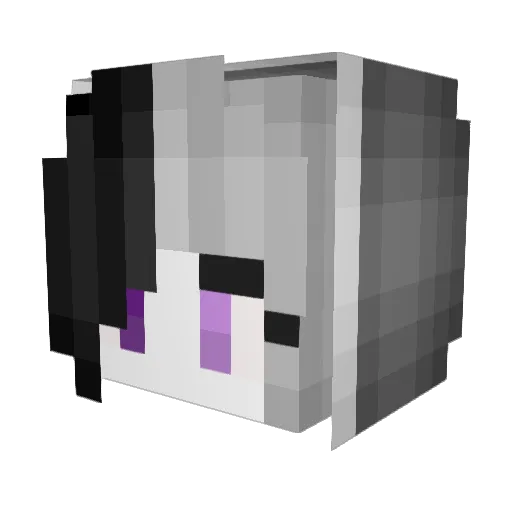 RebrovSaber Minecraft avatar head, 3D render