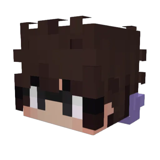 RebuiltArtist56 Minecraft avatar head, 3D render