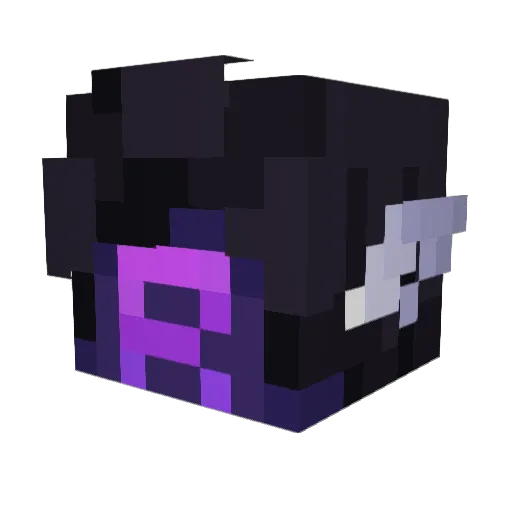 RecallingMan Minecraft avatar head, 3D render