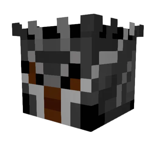 Rece00 Minecraft avatar head, 3D render