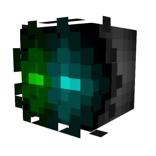 Recedogg Minecraft avatar head, 3D render