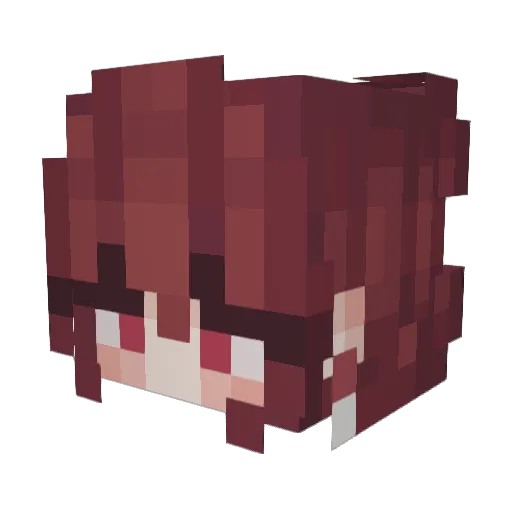 Rech_forever Minecraft avatar head, 3D render