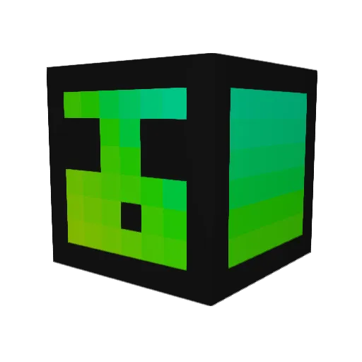 Recilsk Minecraft avatar head, 3D render