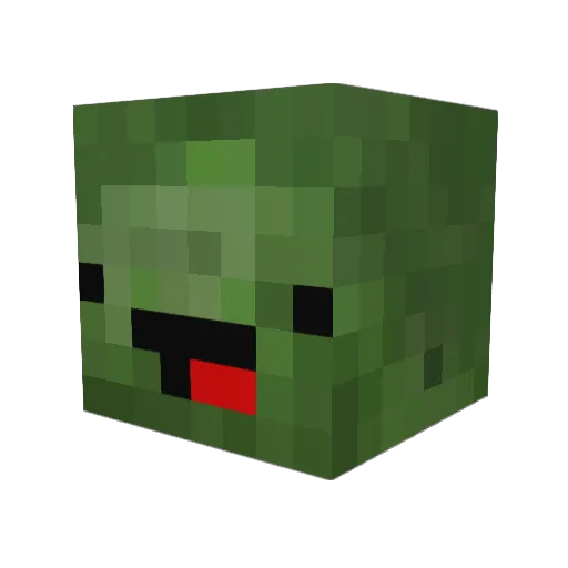 ReckdInfection Minecraft avatar head, 3D render