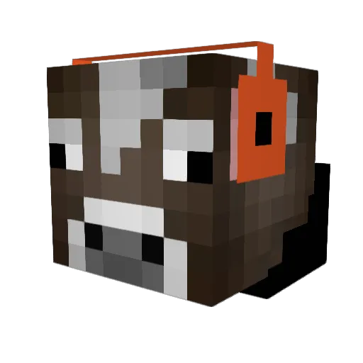 RecoilScar Minecraft avatar head, 3D render