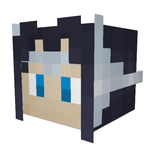 ReconGaz Minecraft avatar head, 3D render
