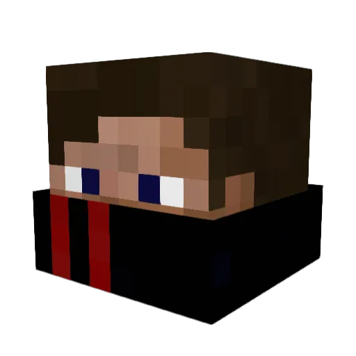 ReconSci Minecraft avatar head, 3D render