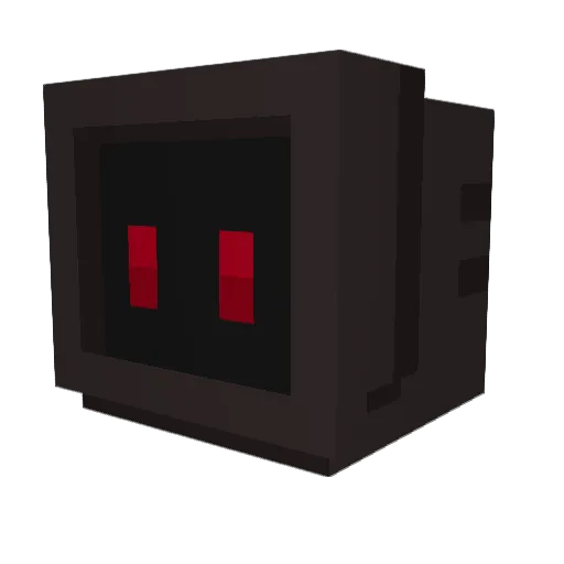 Recooooda Minecraft avatar head, 3D render