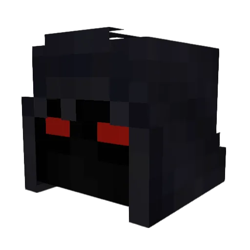 Recs99 Minecraft avatar head, 3D render