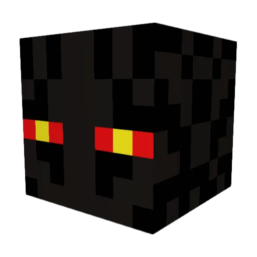 Red1738 Minecraft avatar head, 3D render