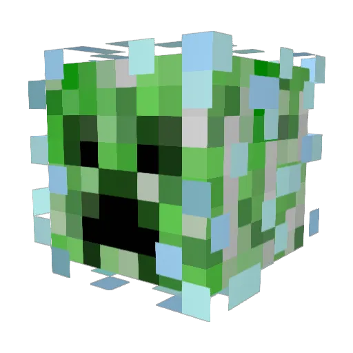 Red4716786121 Minecraft avatar head, 3D render