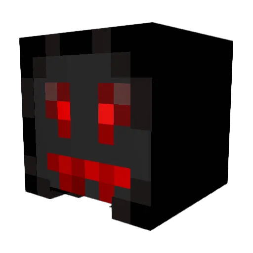 Red4bounty Minecraft avatar head, 3D render