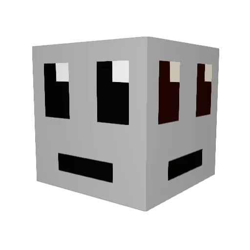 Red80slancer Minecraft avatar head, 3D render