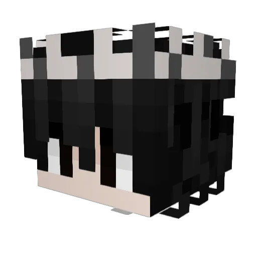 Red8390 Minecraft avatar head, 3D render