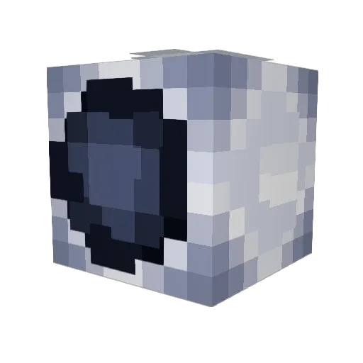 RedAlert5 Minecraft avatar head, 3D render