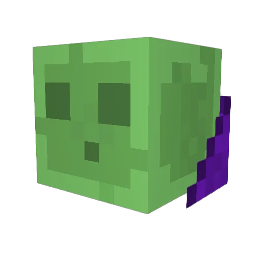 RedAquaDragon Minecraft avatar head, 3D render