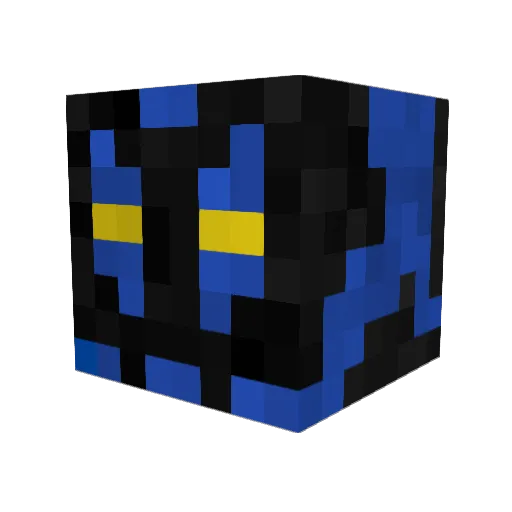 RedArrow48 Minecraft avatar head, 3D render