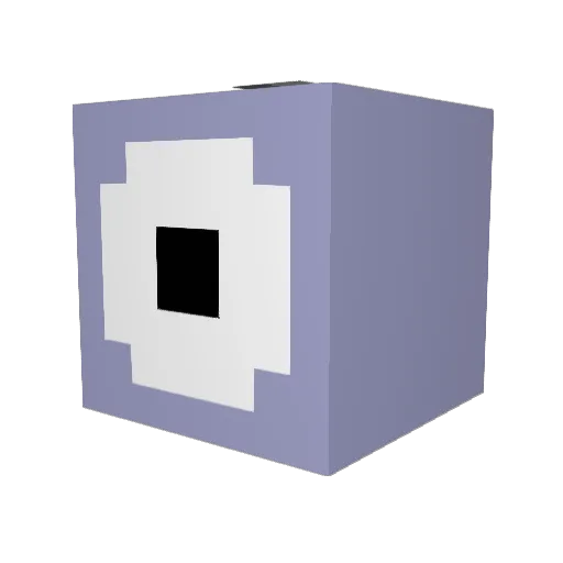 RedDaOne Minecraft avatar head, 3D render