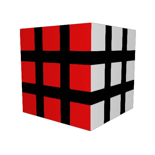RedDaggerXL Minecraft avatar head, 3D render