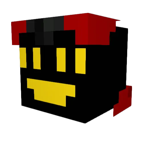 RedDevil075 Minecraft avatar head, 3D render