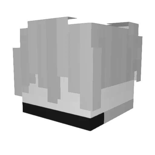 RedDoot_ Minecraft avatar head, 3D render
