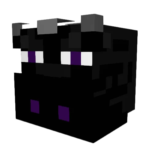 RedDragonLucas Minecraft avatar head, 3D render